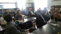 Sesiune de comunicări in incinta bibliotecii virtuale